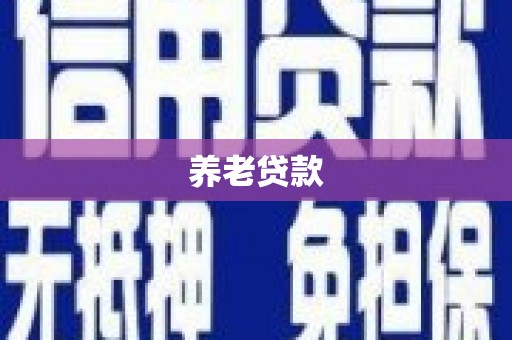 滨海养老贷款