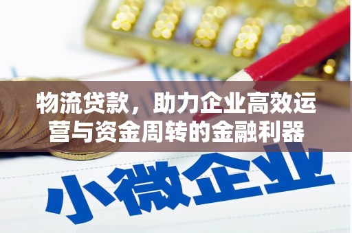 滨海物流贷款，助力企业高效运营与资金周转的金融利器