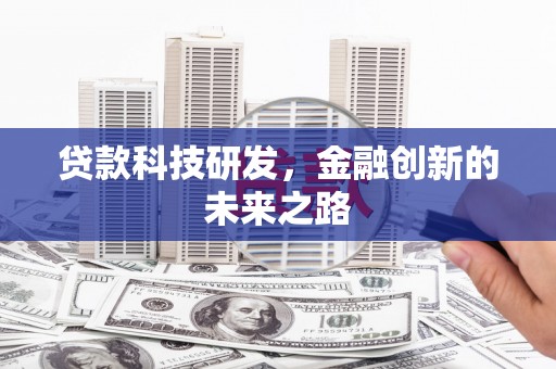 滨海贷款科技研发，金融创新的未来之路