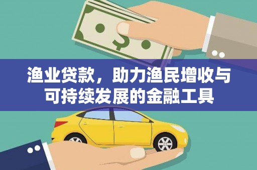滨海渔业贷款，助力渔民增收与可持续发展的金融工具
