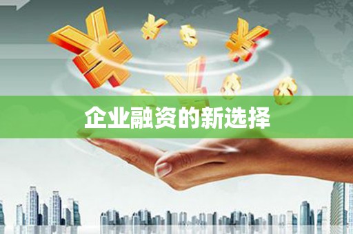 滨海企业融资的新选择