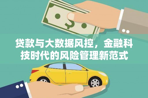 滨海贷款与大数据风控，金融科技时代的风险管理新范式