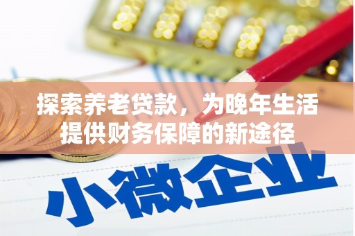 滨海探索养老贷款，为晚年生活提供财务保障的新途径