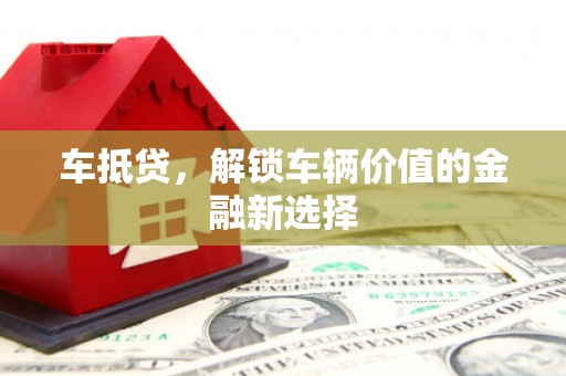 滨海车抵贷，解锁车辆价值的金融新选择