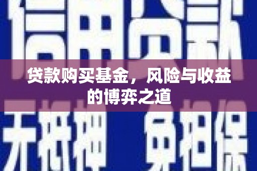 滨海贷款购买基金，风险与收益的博弈之道