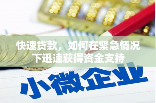 滨海快速贷款，如何在紧急情况下迅速获得资金支持