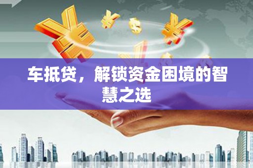 滨海车抵贷，解锁资金困境的智慧之选