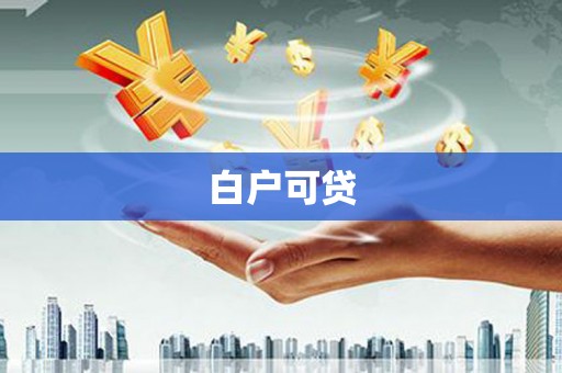 滨海白户可贷