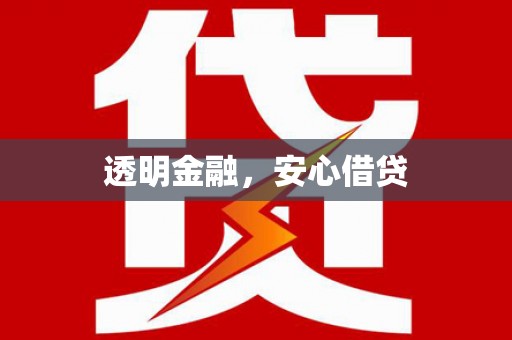 滨海透明金融，安心借贷