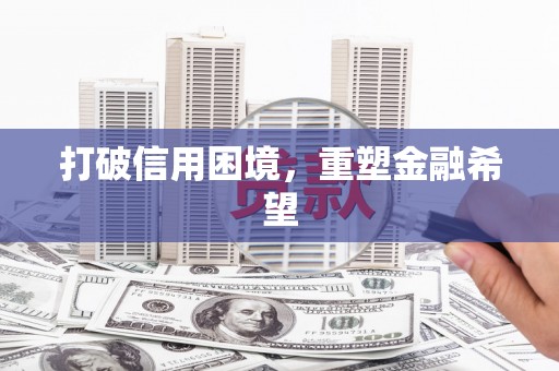 滨海打破信用困境，重塑金融希望