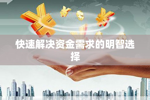 滨海快速解决资金需求的明智选择