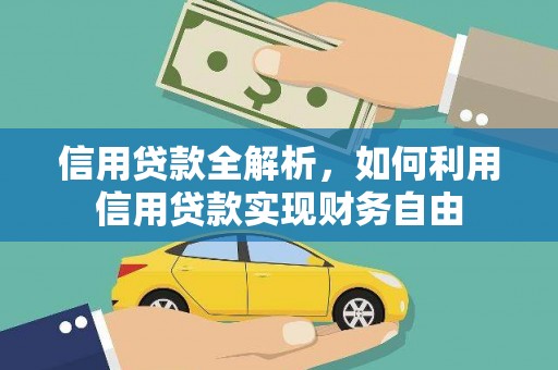 滨海信用贷款全解析，如何利用信用贷款实现财务自由