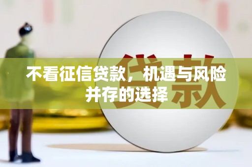 滨海不看征信贷款，机遇与风险并存的选择