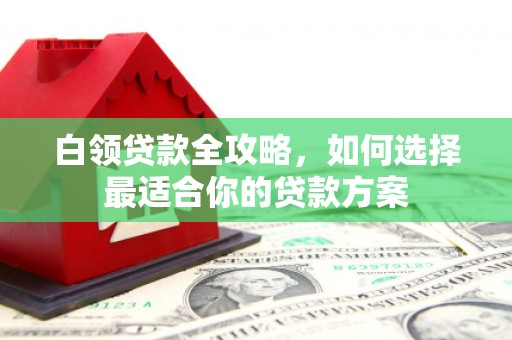 滨海白领贷款全攻略，如何选择最适合你的贷款方案