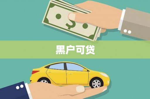滨海黑户可贷
